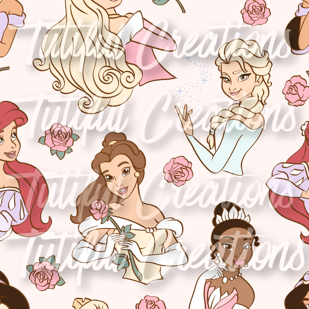 Floral Pr1ncesses light Cream pinkChoose SELECT style/size etc.) rib knit