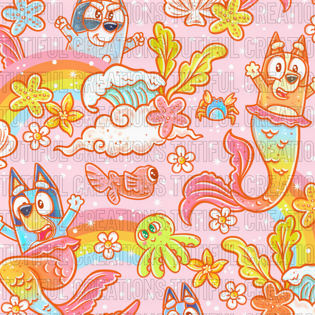 Mermaid pups (Choose/SELECT style/size etc.) rib knit newest 3.0