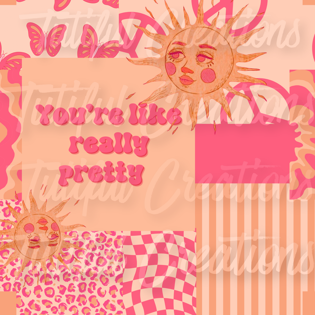 You’re like really pretty patchwork (SELECT style/size etc.) made in rib knit