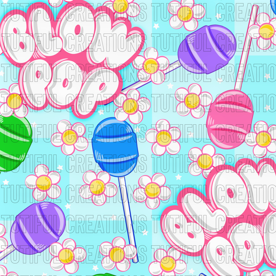 Blue lollipops (Choose/SELECT style/size etc.) rib knit newest 3.0