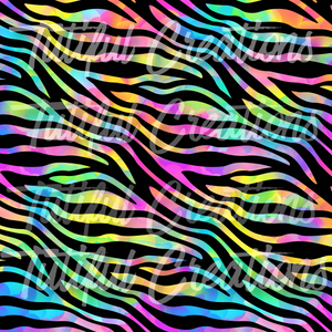 NEON ZEBRA (Choose SELECT style/size etc.) rib knit