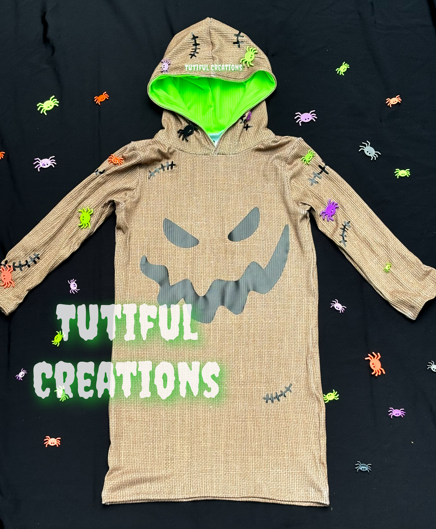 BUG MAN HOODED T-SHIRT DRESS OPTION WILL BE MADE EXACTLY AS IS EXCEPT IN A DRESS long sleeve only‼️‼️