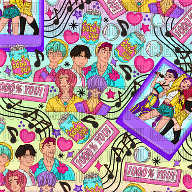 K Pop girls X soda pop boys mashup rainbow backing(Choose/SELECT style/size etc.) rib knit newest 4.0