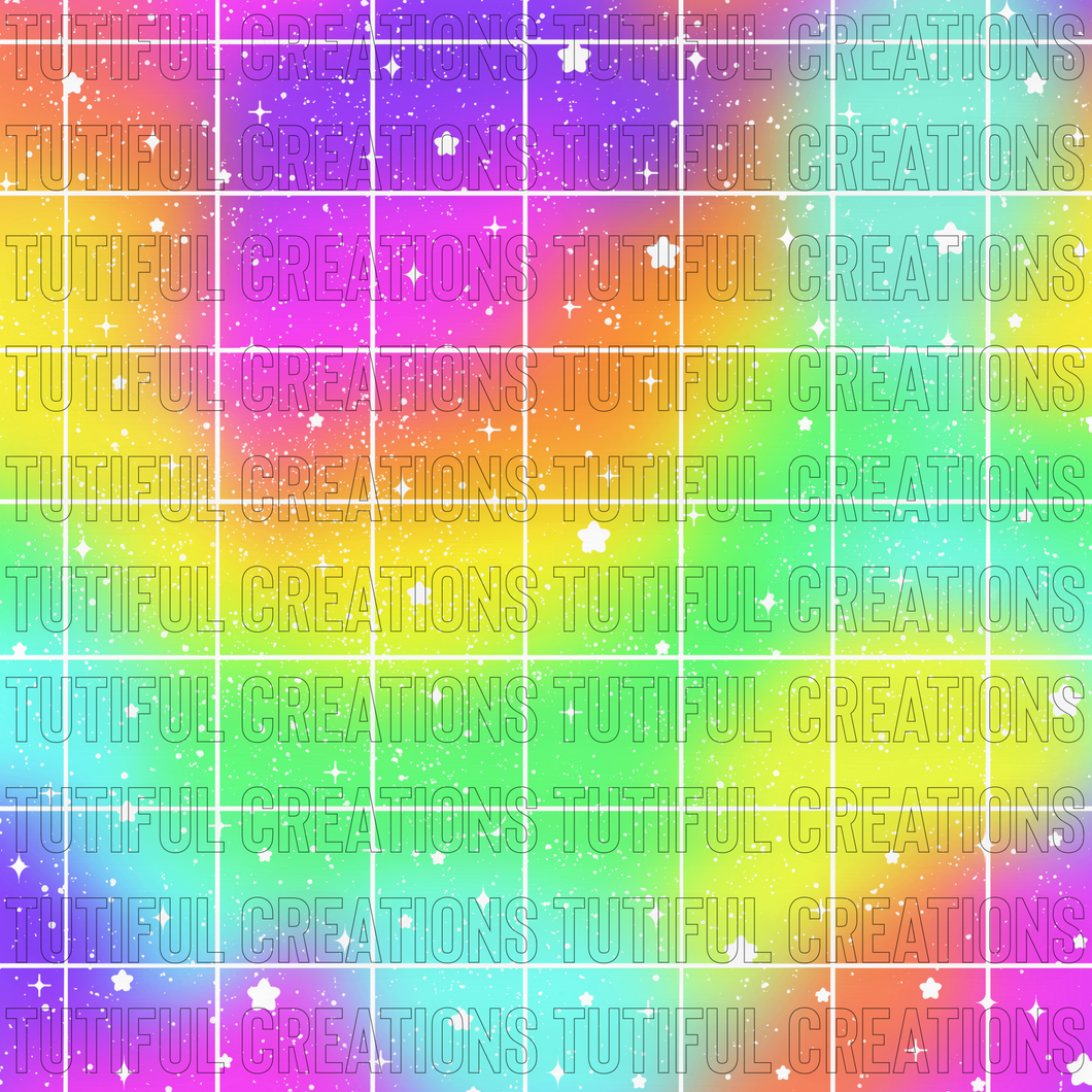 Bright Rainbow checks (Choose SELECT style/size etc.) rib knit new 2.0