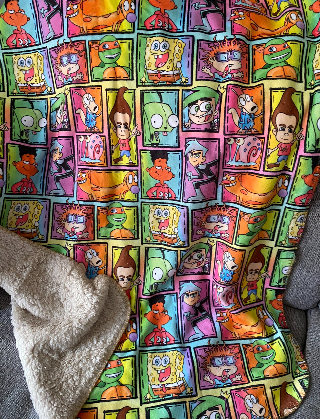 N1CK mashup Blanket 30x40 size ‼️No shop credits or codes can be combined on sale items‼️ as this is a sale item