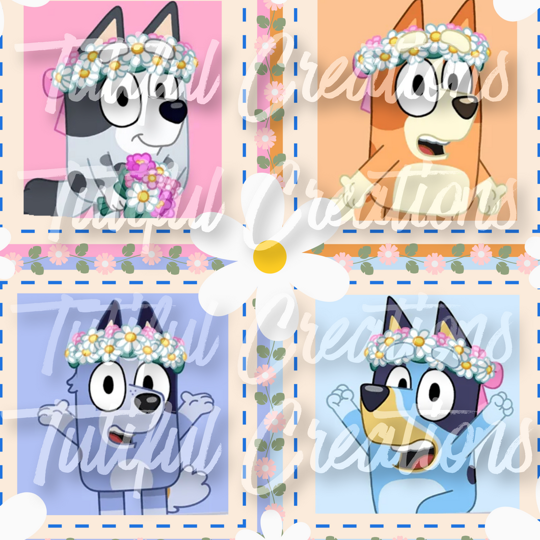 FLOWERGIRL PUPS (Choose SELECT style/size etc.) rib knit