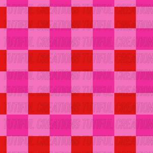 Pink/red checks (Choose SELECT style/size etc.) rib knit new 2.0