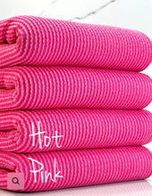 Load image into Gallery viewer, Waved Solid rib knit(Choose your COLOR/style/size etc.) Not available for blankets