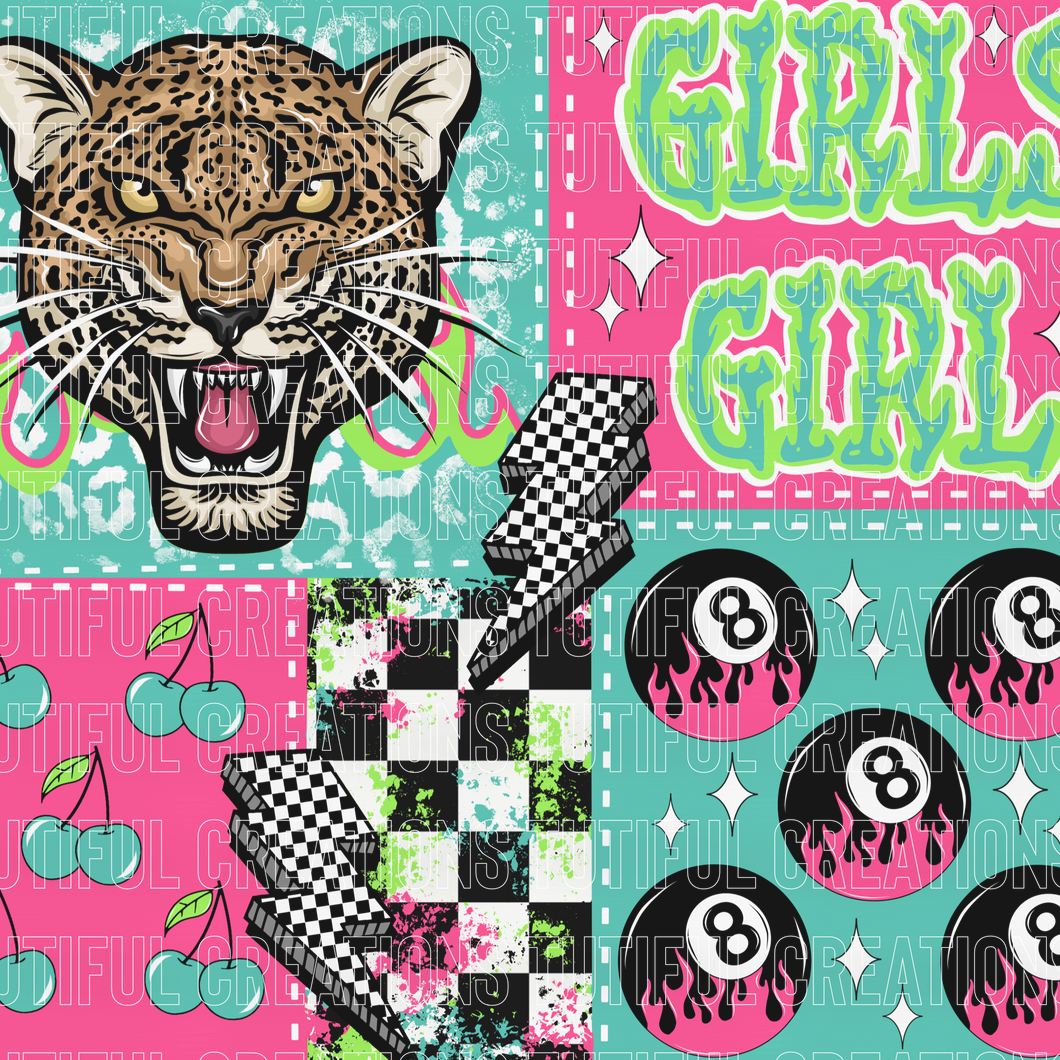 GIRLS GIRL PATCHWORK (Choose/SELECT style/size etc.) rib knit new 3.0