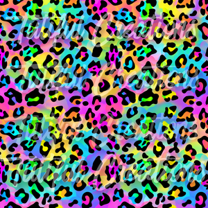 NEON CHEETAH (Choose SELECT style/size etc.) rib knit