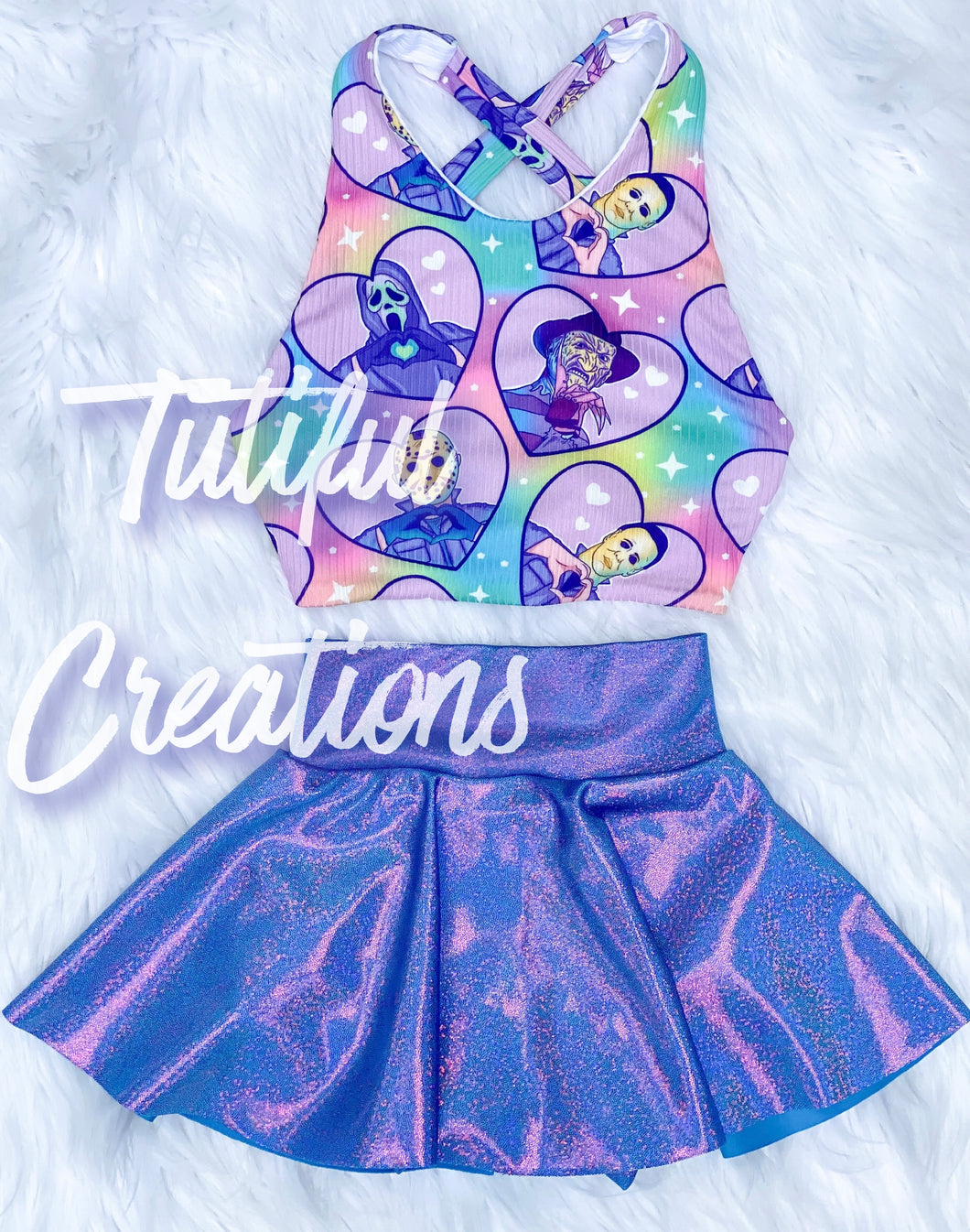 HORR0R LOVE PRINT ONLY ( SELECT style/size etc.) rib knit