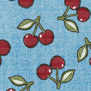 Denim Cherries (Choose SELECT style/size etc.) rib knit new