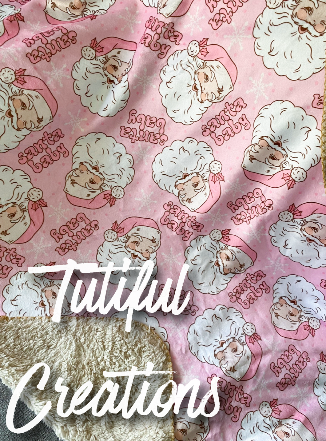 SANTA BABY Blanket 30x40 size ‼️No shop credits or codes can be combined on sale items‼️ as this is a sale item