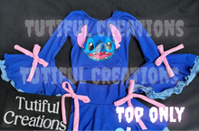 Load image into Gallery viewer, ALIEN FRIEND Rib Knit Bow back (Choose Finish/Sleeve style) Top Only size up (read description) MUST SELECT Sleeve. Style shown is Double layered bell bow sleeves ‼️