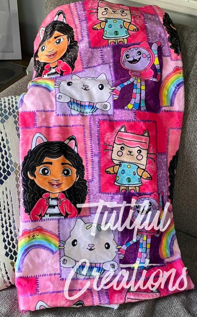 G house print  (SELECT style/size etc.) rib knit (scaling will be smaller than pictured for clothing this is on a blanket)