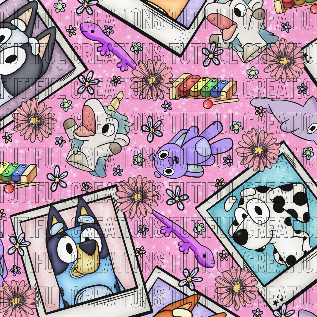 Pups friends photo mashup (Choose/SELECT style/size etc.) rib knit newest 3.0