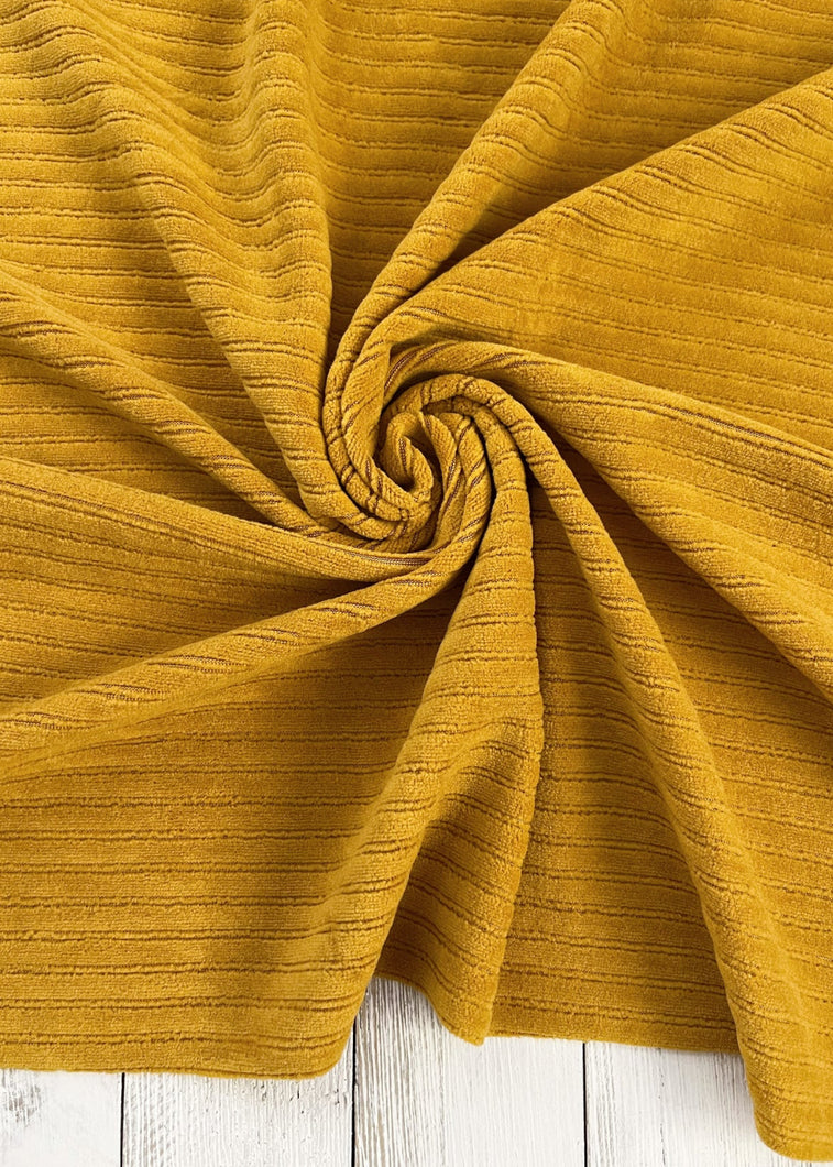 MUSTARD Corduroy rib twirl Skirt