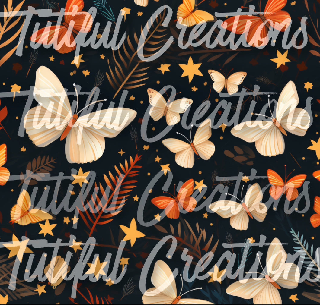 Fall Butterfly print (SELECT style/size etc.) made in rib knit