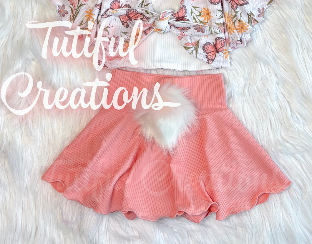 Coral Skirted Bummies or Twirl Skirt(skirted bummies or twirl skirt only)  (‼️as of 3/12 regular TAT no Easter orders‼️)