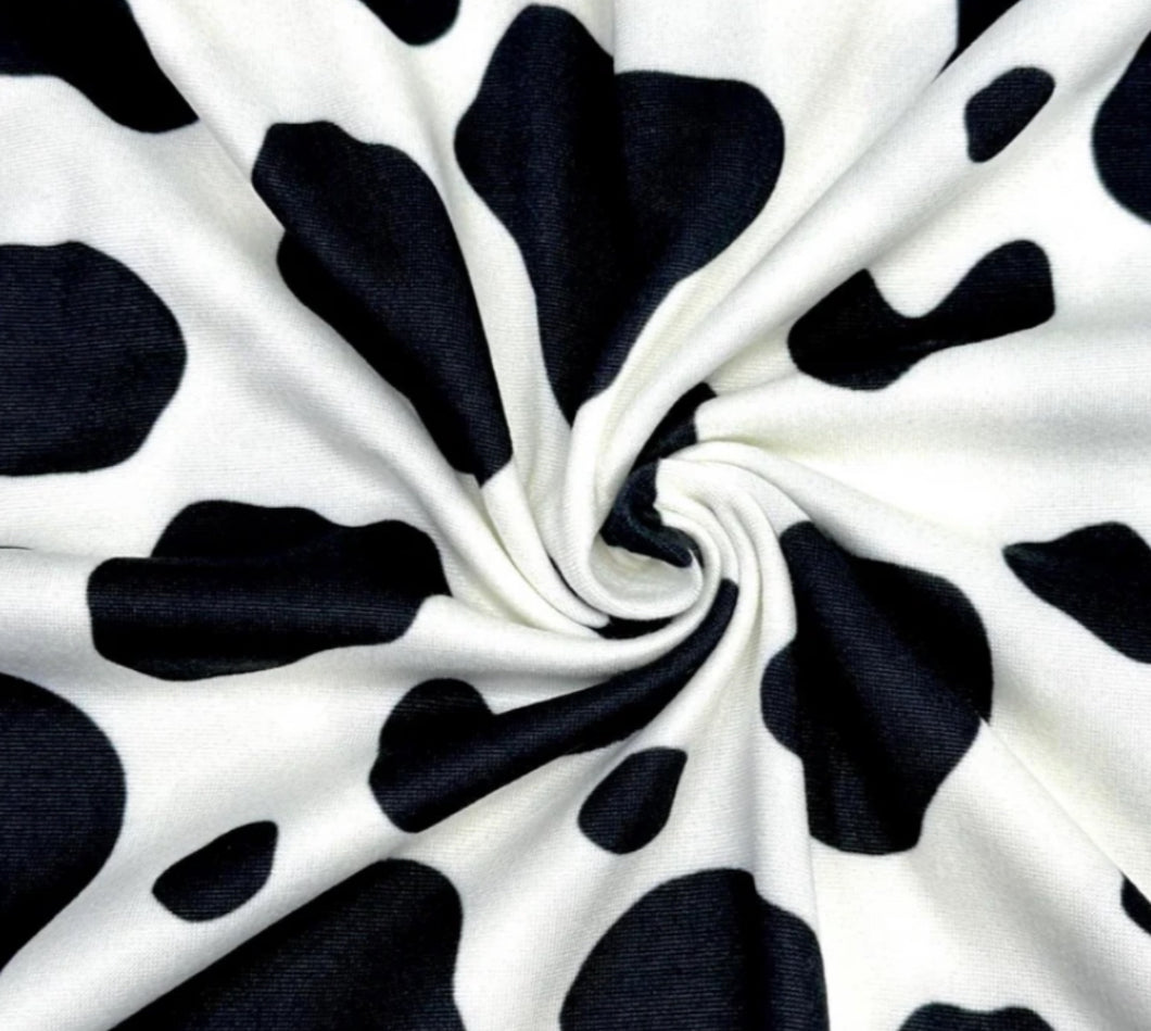 COW PRINT ONLY (SELECT style/size etc.) made in rib knit
