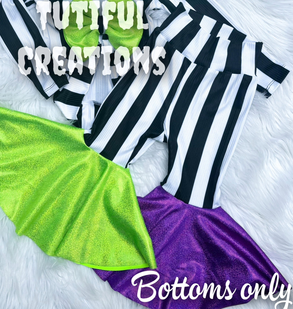 B33TLE Rib knit Boujee BELL BOTTOMS ONLY (Exactly As pictured TOP not included