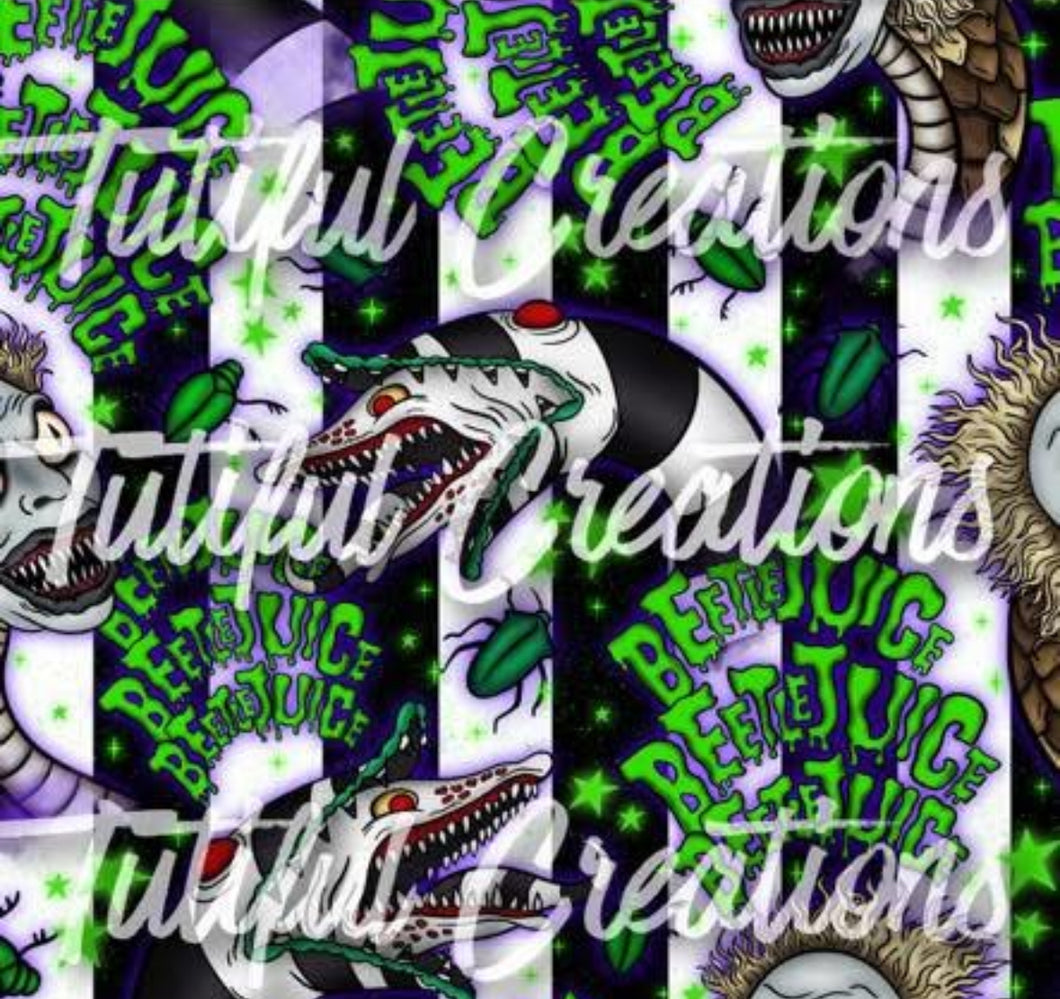 Beetle guy worm stripes  PRINT ( Choose SELECT style/size etc.) rib knit