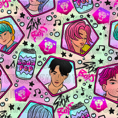 K Pop Soda pop boys ombre mix(Choose/SELECT style/size etc.) rib knit newest 4.0