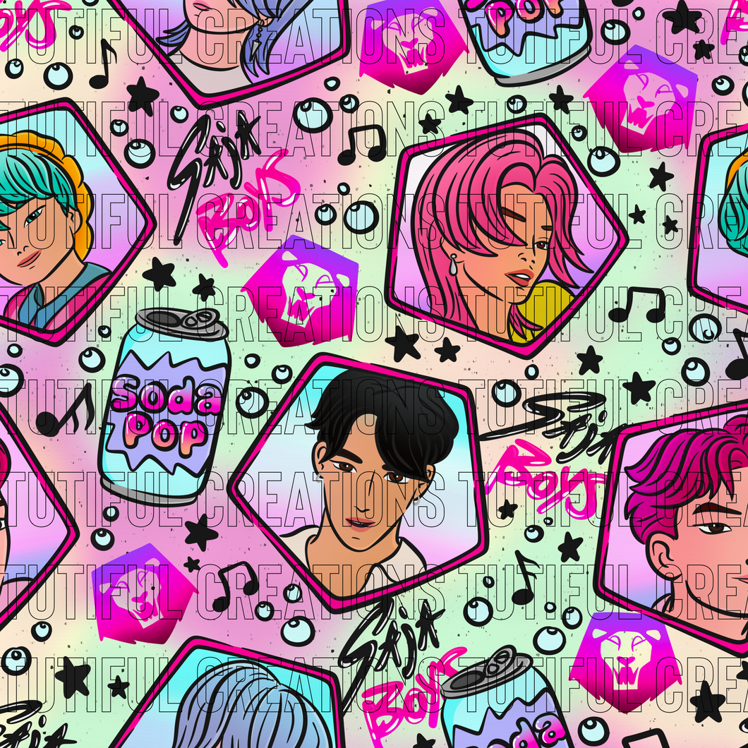 K Pop Soda pop boys ombre mix(Choose/SELECT style/size etc.) rib knit newest 4.0