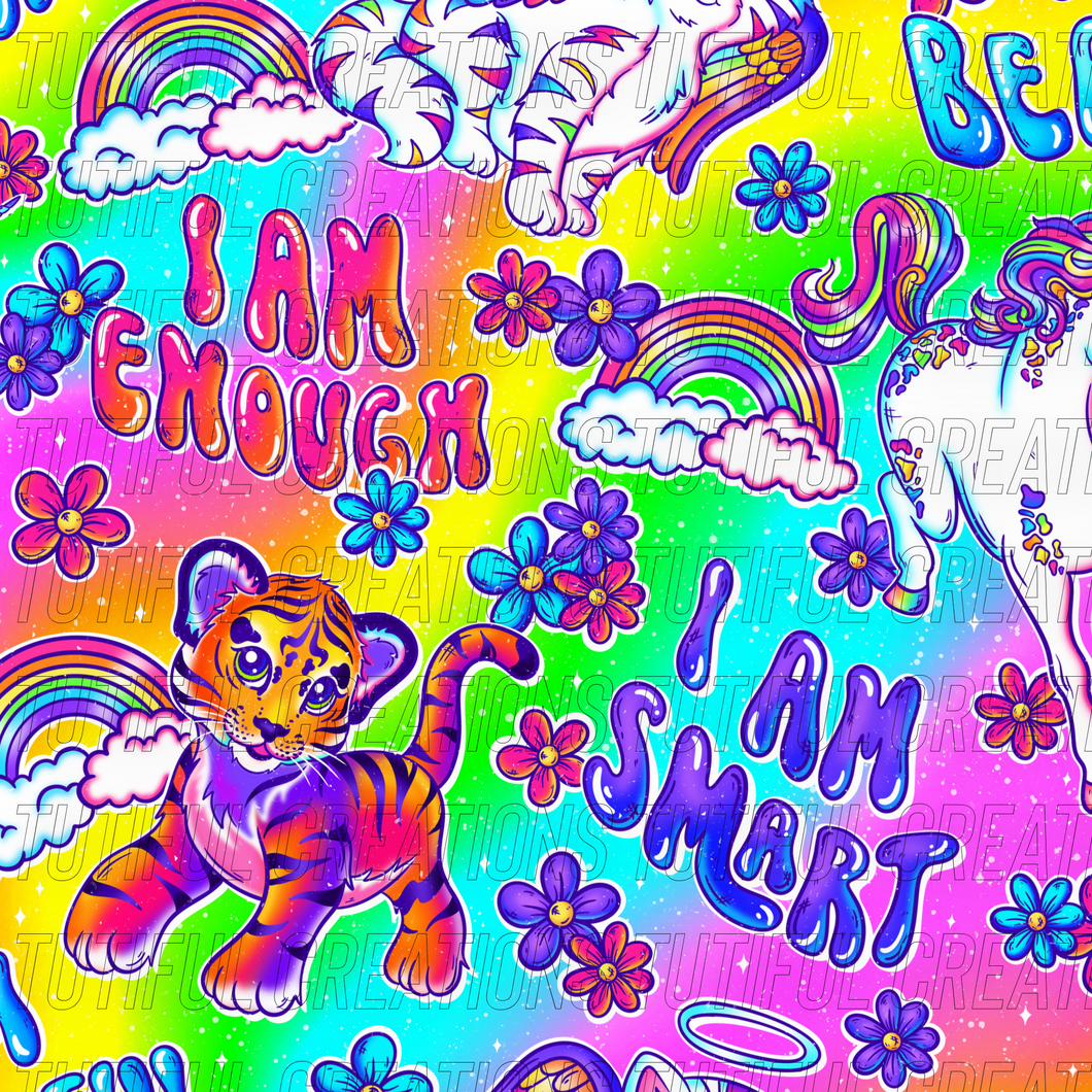 LF AFFIRMATION print (SELECT style/size etc.) rib knit