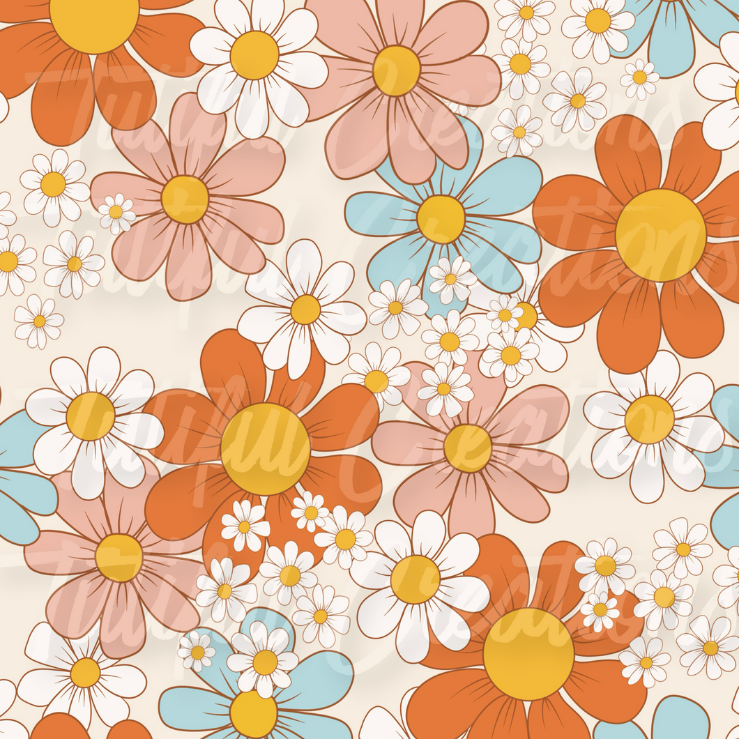 Vintage Floral ( SELECT style/size etc.) made in rib knit