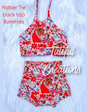 Load image into Gallery viewer, Mystery TIE BACK HALTER TOP (the is a cropped top cannot be made longer) (‼️NO CODES/SHOP CREDITS-any code usage will result in refunds as these are deeply discounted)