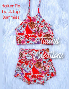 Mystery TIE BACK HALTER TOP (the is a cropped top cannot be made longer) (‼️NO CODES/SHOP CREDITS-any code usage will result in refunds as these are deeply discounted)