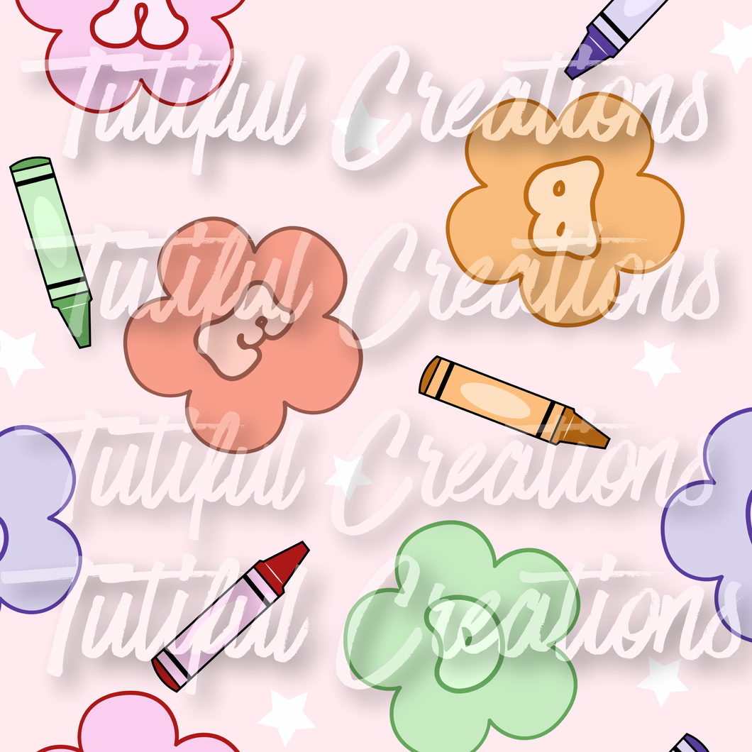 Floral ABC (SELECT style/size etc.) made in rib knit