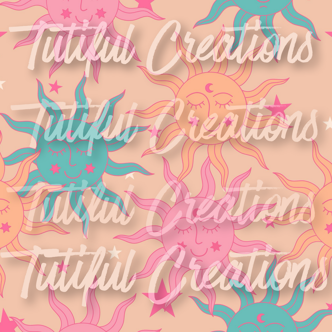 Pastel Suns (SELECT style/size etc.) made in rib knit