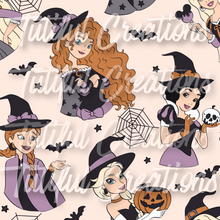 Load image into Gallery viewer, SPOOKY PRINCESSES cream (SELECT style/size etc.) made in rib knit