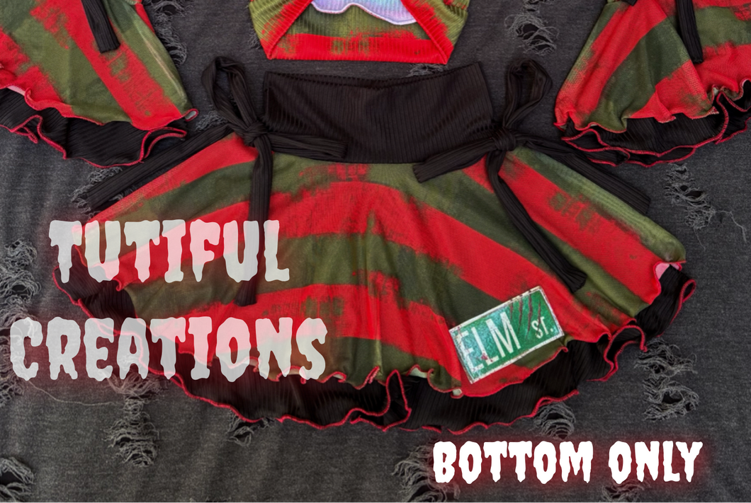 ONE TWO HES COMING FOR YOU double layered mesh/rib knit bow Twirl Skirt is pictured (select skirted bummies or twirl skirt ONLY) (TOP NOT INCLUDED