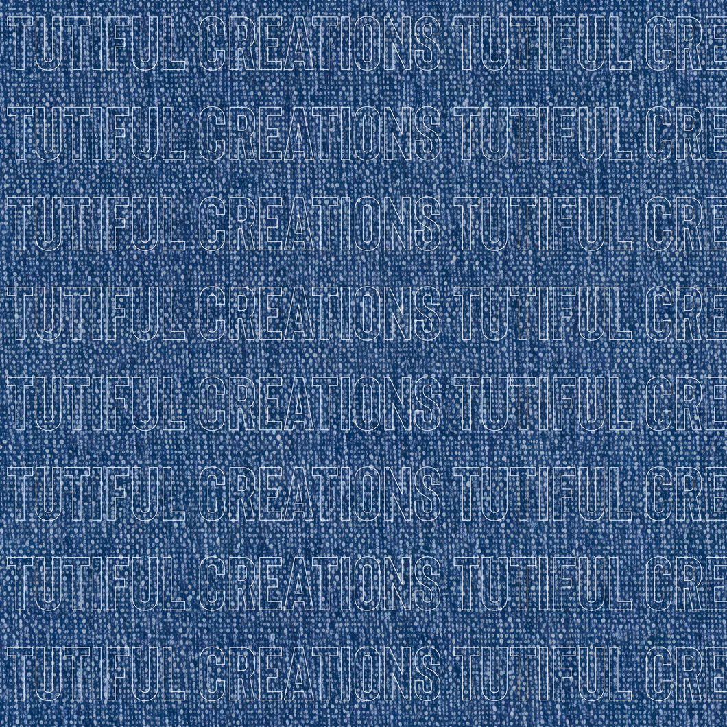 Denim rib knit fabric (SELECT style/size etc.) made in rib knit