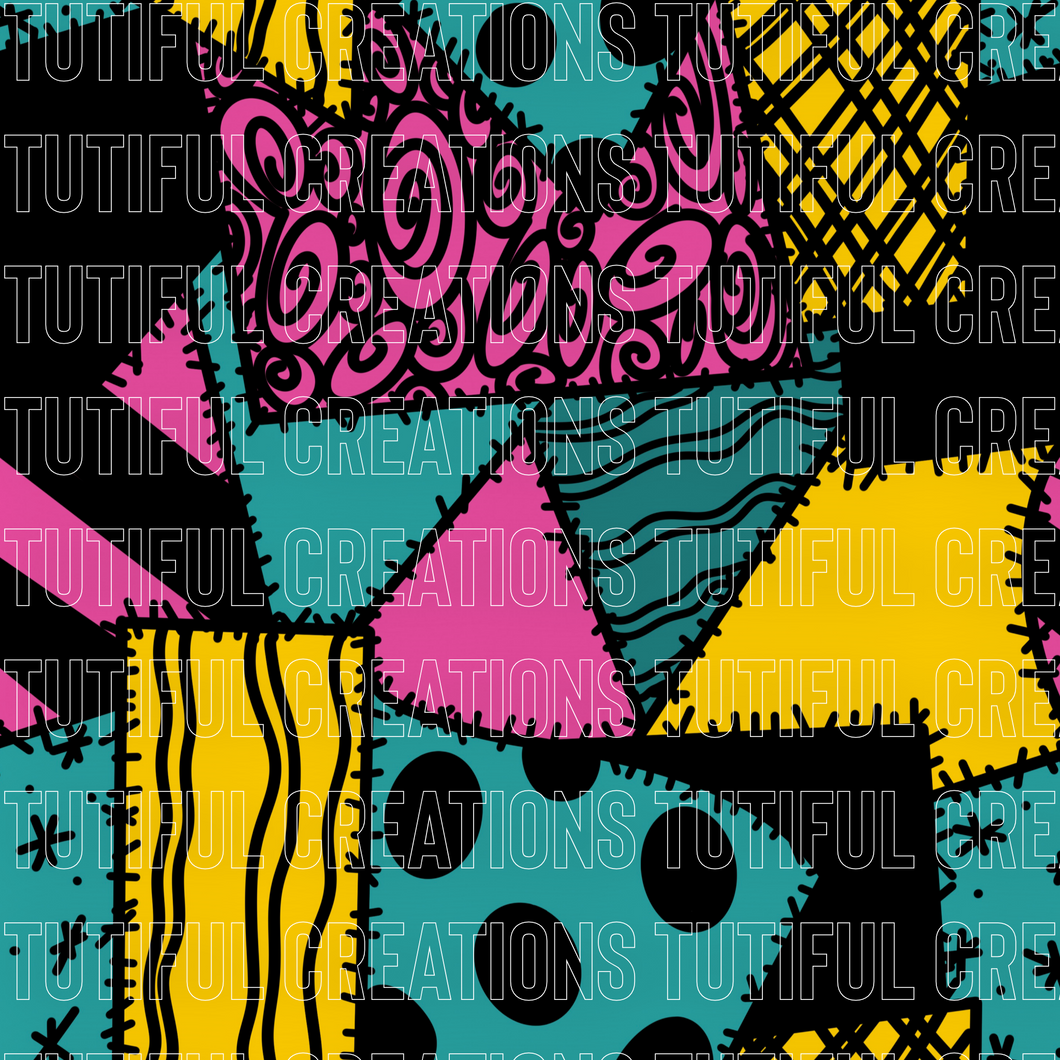 PRINT ONLY S patchwork  ( SELECT style/size etc.) rib knit