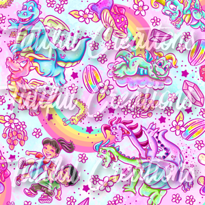 RAINBOW DRAGON T (SELECT style/size etc.) rib knit