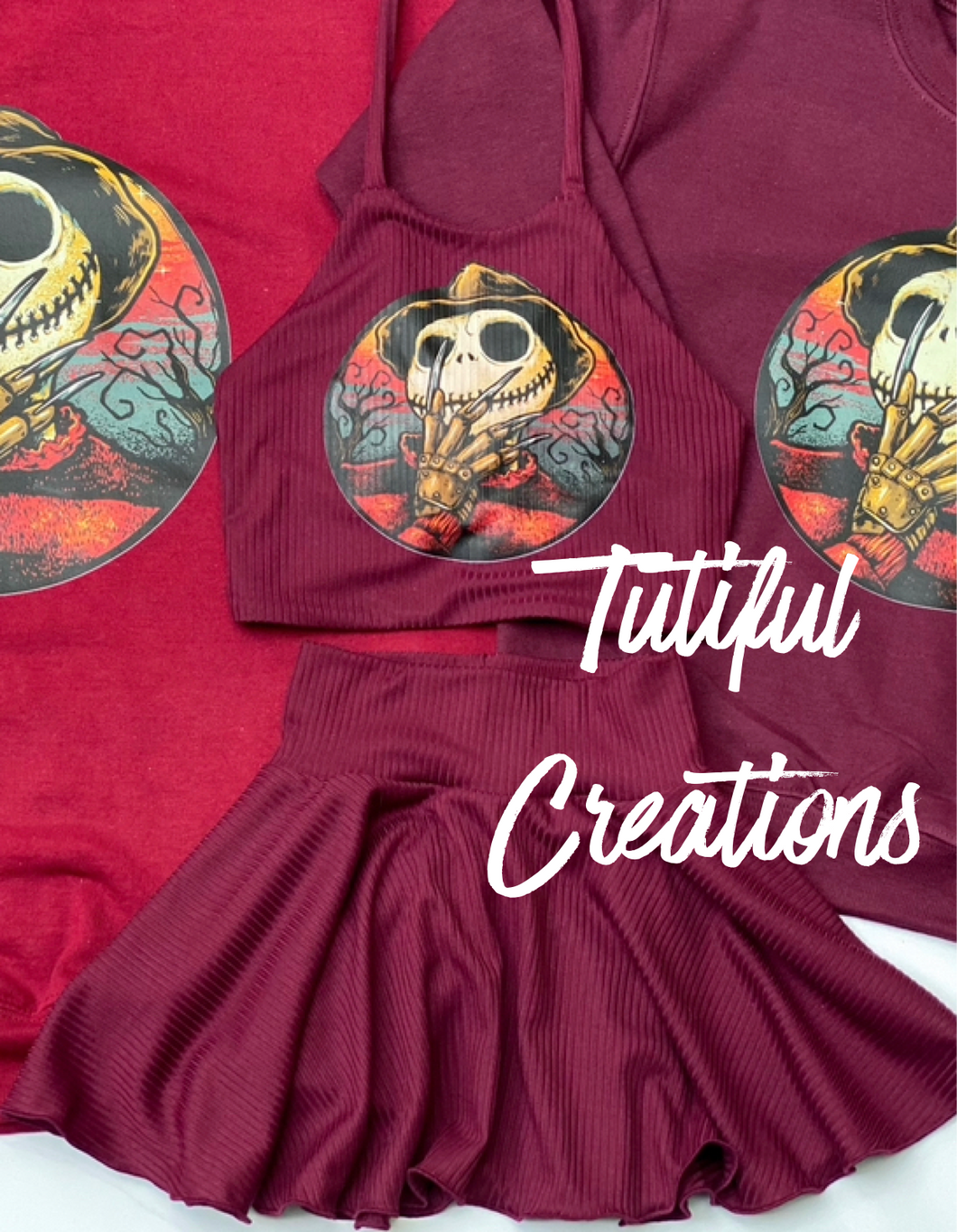 Jack X F on Maroon rib knit (only on tops/rompers/dresses) NO BOTTOMS ( SELECT style/size etc.) rib knit