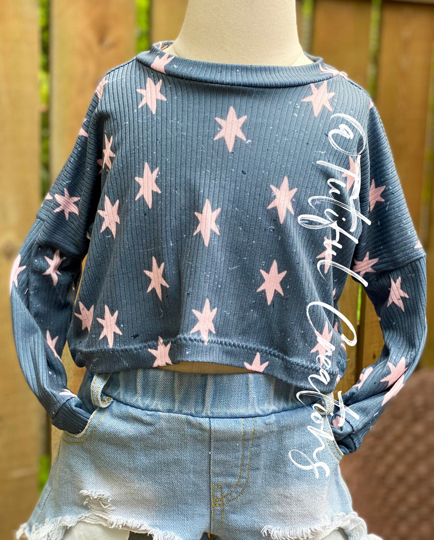 Midnight Stars Slouchy sweater (PREORDER)