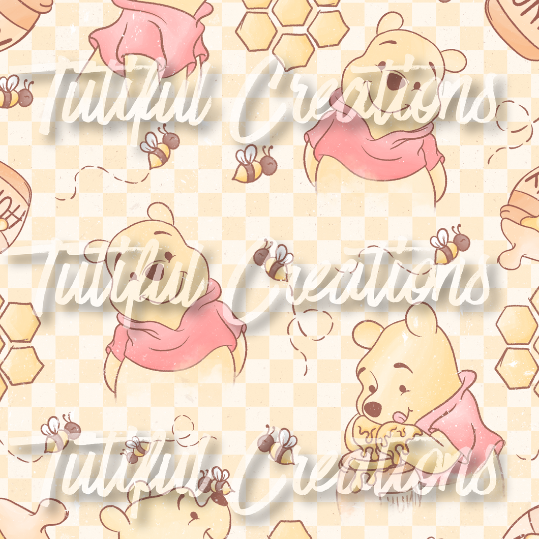 Checkered Bear (Choose SELECT style/size etc.) rib knit