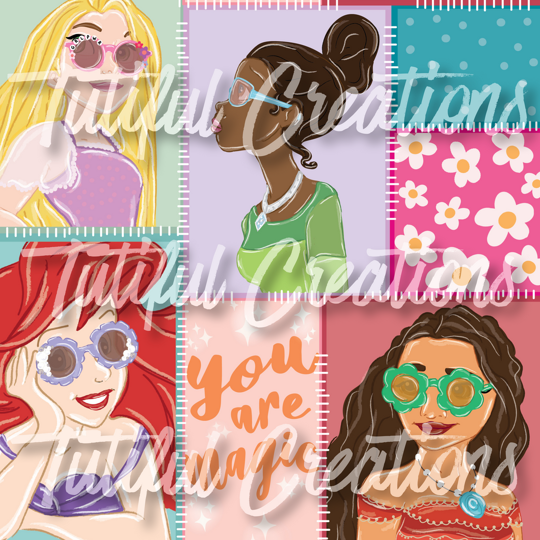 PRINCESS PATCHWORK (Choose SELECT style/size etc.) rib knit