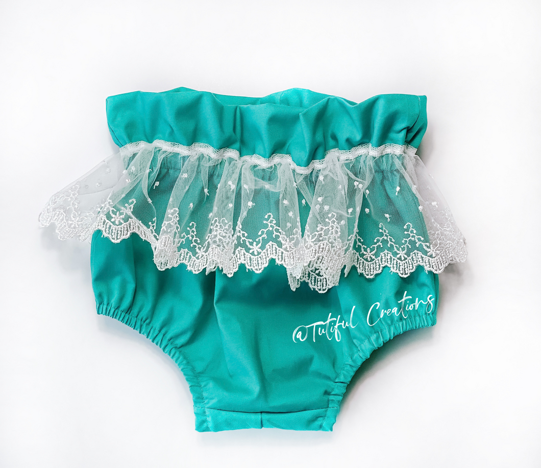 High Waisted Bloomers (SELECT COLOR) lace is an add on