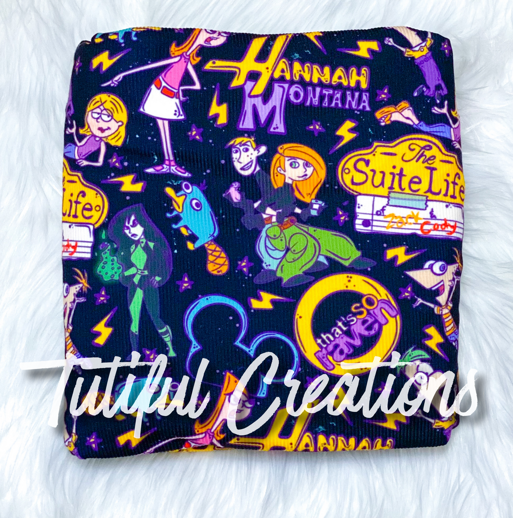 (D1S) 90s Friends PRINT (Choose SELECT style/size etc.) rib knit