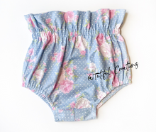 Load image into Gallery viewer, Floral Chambray Bloomers