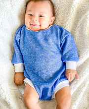 Load image into Gallery viewer, Blue Sweater Romper